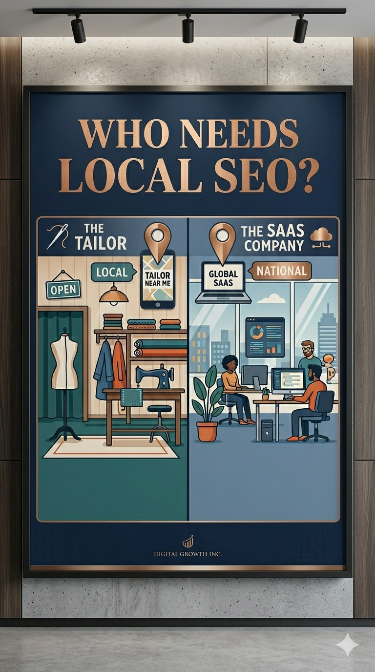 Who Actually Needs Local SEO? Does a SaaS Company? Does a Tailor?